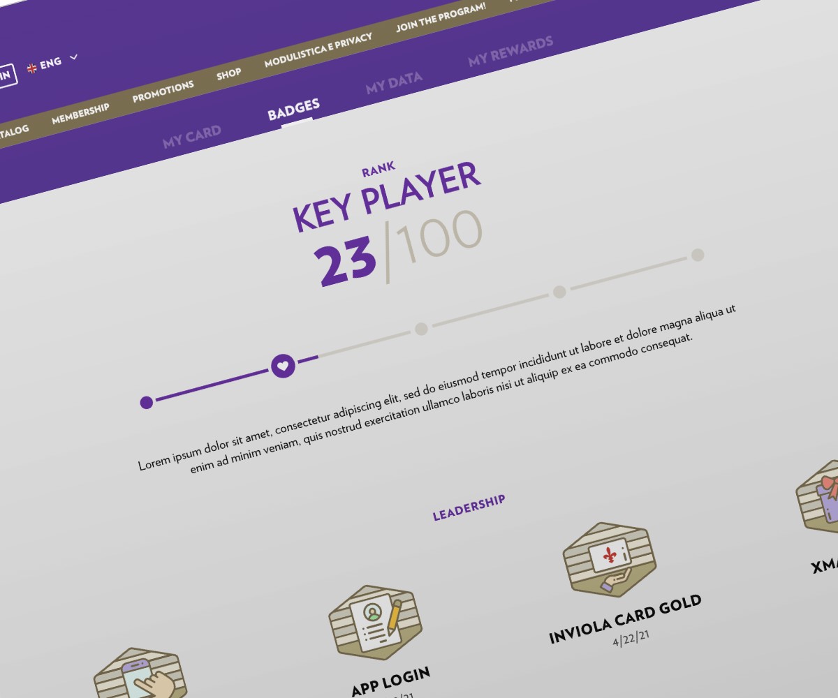 Design e realizzazione sito web Inviola ACF Fiorentina